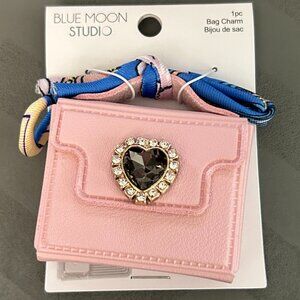 Blue Moon Design Bag Charm Pink